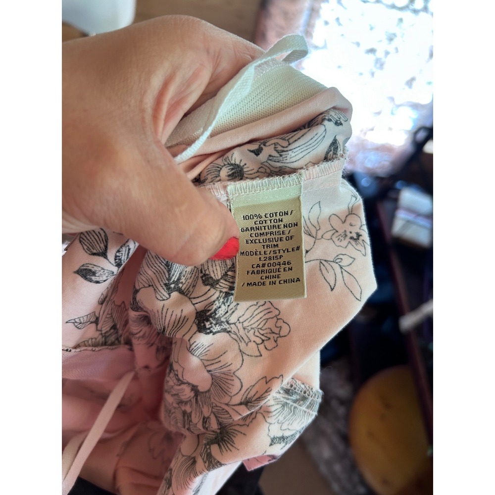 Vintage Floral Halter Dress Size 6 Pink Black Rockabilly Y2K Jessica Pinup Trad - Picture 11 of 13